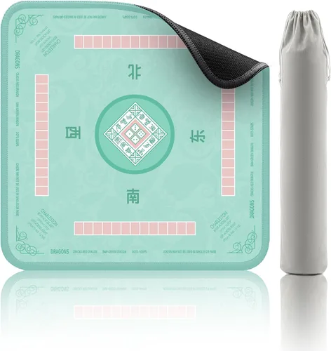 Miniatura 7 de 2F22E Alfombrilla de Mahjong, alfombrilla antideslizante de reducción de ruido para mesa, alfombrilla de Mahjong de 32.4 * 32.4 pulgadas para póker