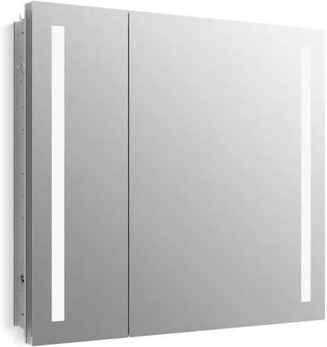 Miniatura 13 de KOHLER 99001-NA Verdera - Botiquín de baño de 15 pulgadas de ancho x 30 pulgadas de alto con espejo de aumento, gabinete de pared de baño empotrado