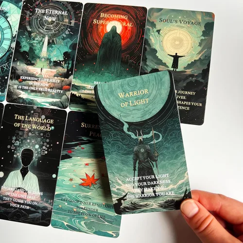 Miniatura 6 de Seeds of Stardust Oracle Deck, Cartas cósmicas de Oráculo para la intuición, 80 cartas del tarot para orientación divina y mensajes superiores del yo