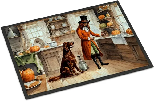 Miniatura 13 de Caroline's Treasures DAC1720MAT Affenpinscher - Tapete de otoño para cocina, con calabazas, 18 x 27 pulgadas, tapete para puerta delantera