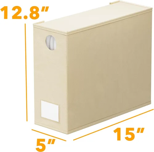 Miniatura 7 de SpaceAid Paquete de 4 organizadores de sábanas y almacenamiento, organizador de sábanas plegable para armario de lino, juego de sábanas con ventana