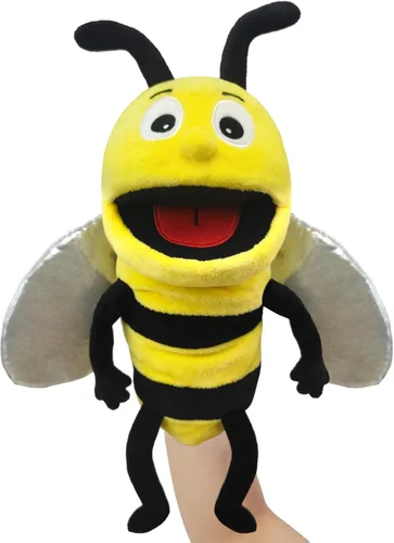 Miniatura 10 de Marioneta de Mano de Peluche Realista de 13", Marionetas de Animales Insectos para Niños Marioneta de Mano de Animal de Peluche Insecto con Boca