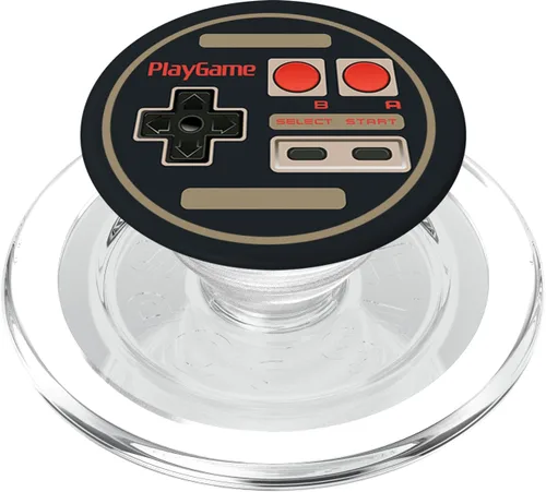 Miniatura 8 de Controlador de juego retro clásico para jugadores con botón de videojuegos PopSockets PopGrip: agarre intercambiable para teléfonos y tabletas