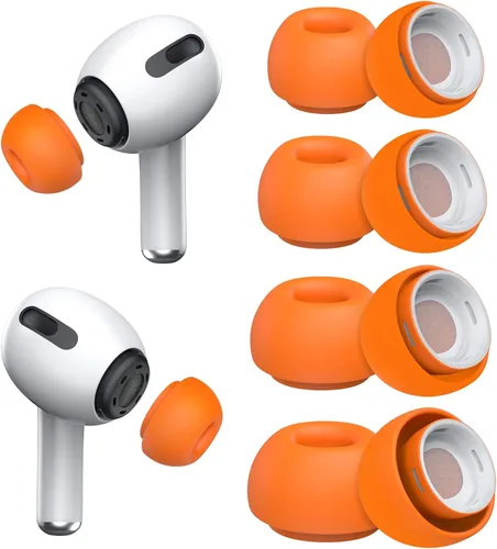 Miniatura 7 de [4 pares] Puntas de repuesto para los oídos para AirPods Pro y AirPods Pro 2 con orificio de reducción de ruido, puntas de silicona para los oídos