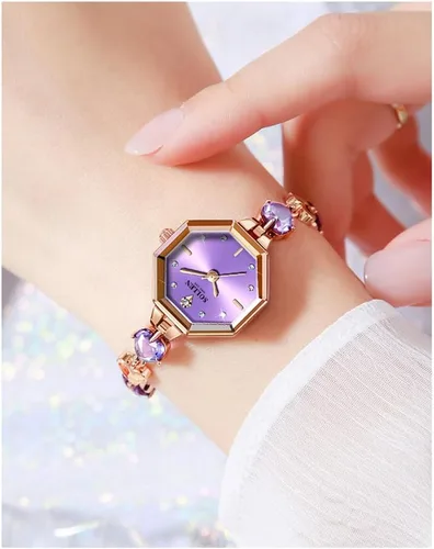 Miniatura 2 de SOLLEN Reloj de cuarzo para mujer, relojes analógicos de cuarzo de moda impermeables para mujer