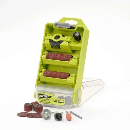 Miniatura 2 de RYOBI Kit multiusos de 37 piezas para herramientas rotativas (para madera, metal y plástico)