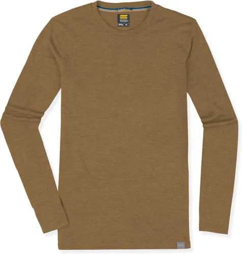 Miniatura 3 de MERIWOOL - Camisa térmica de manga larga para hombre, 100% lana merino