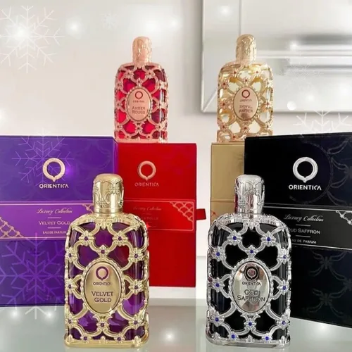 Miniatura 9 de Orientica Luxury Collection Royal Bleu Eau De Parfum 0.25 oz / 0.3 fl oz Mini Splash – Amaderado, Picante, Vainilla, Cardamomo, Bergamota, Lavanda