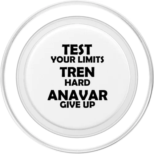Miniatura 2 de Test Your Limits Tren Hard Funny Bodybuilding Gym Design PopSockets MagSafe PopGrip for iPhone