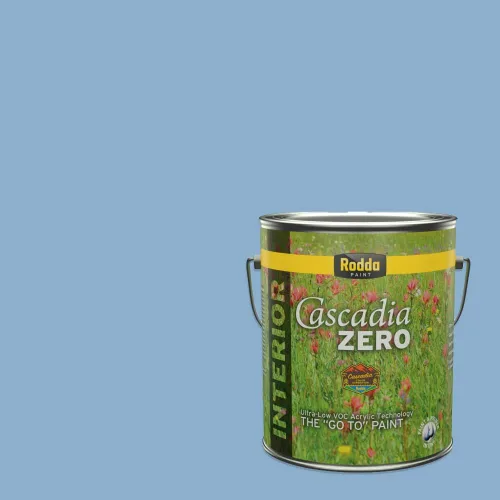 Miniatura 96 de Rodda Paint CASCADIA XL Pintura e imprimación satinada exterior en uno, cuarto de galón, Acapulco Dive