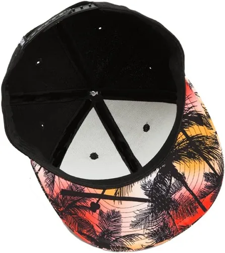 Miniatura 3 de Quanhaigou - Gorra con visera para hombre y mujer, estilo Hip Hop, con visera plana colorida, gorra de béisbol ajustable para adolescentes Coco Rojo