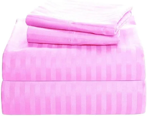 Miniatura 21 de Juego de sábanas de lujo de 600 hilos para sofá cama – Pima algodón 4 piezas sofá doble negro sólido ajuste hasta 5 pulgadas de profundo bolsillo