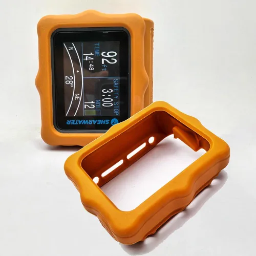 Miniatura 13 de Funda protectora de silicona para computadora de buceo Shearwater Perdix/Perdix 2/Perdix AI (Negro)