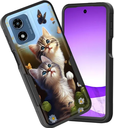 Miniatura 129 de Funda protectora para Motorola Moto G Stylus 5G 2025/Moto G Stylus 5G 2026, funda protectora híbrida de doble capa resistente a prueba de golpes