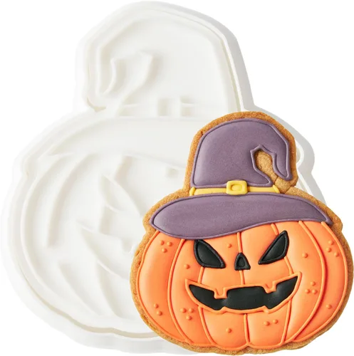 Miniatura 7 de Cortadores de galletas de otoño de Acción de Gracias, formas de bellotas y hojas con sellos de émbolo, accesorios de horneado de ácido poliláctico