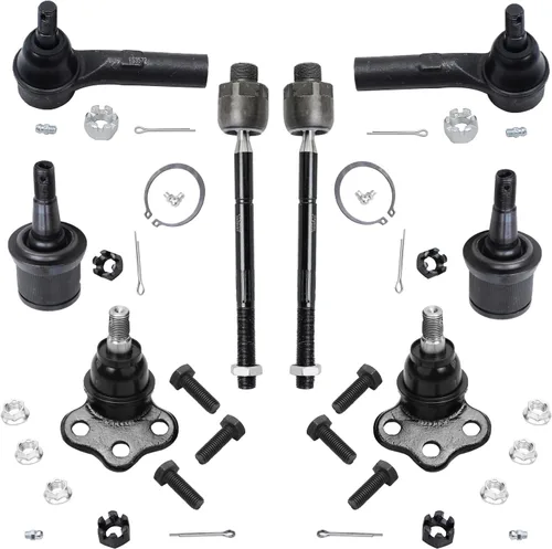 Miniatura 41 de Detroit Axle – Kit de suspensión delantera para Hyundai 2013-2018 Santa Fe 2 enlaces de barra de estabilizador 4 varillas de amarre interiores
