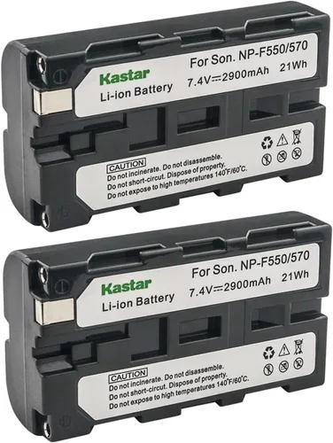 Miniatura 6 de Kastar Paquete de 4 baterías NP-F570 de 7.4 V 2900 mAh de repuesto para batería Atomos Shogun Flame, Atomos Shogun Inferno, monitor de grabación