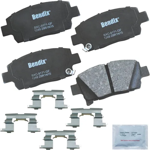 Miniatura 445 de Pastillas de freno delanteras cerámicas Bendix Priority1 CFC2302 para Hyundai Elantra 2021, Sonata 2022-2020, Kia K5 2023-2021