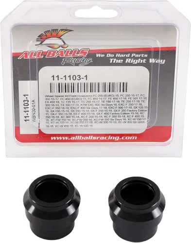 Miniatura 3 de All Balls Racing 11-1103-1 - Juego de espaciadores de rueda compatible con/repuesto para Husqvarna 250 FC 2015-17, FC 250 EURO 2015, 350 FC 2015-17