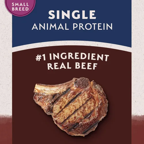 Miniatura 4 de Natural Balance Alimento seco para perros adultos de raza pequeña con ingredientes limitados, granos saludables, carne de res y arroz integral, 4