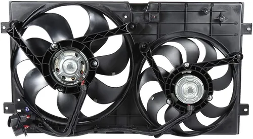 Miniatura 9 de SCITOO Conjunto de ventilador de refrigeración del condensador del radiador del motor compatible con 1999-2005 para VW para Beetle 1.8L, 1998-2006