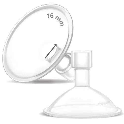Miniatura 31 de Maymom MyFit - Protector de pecho grande con diseño de dos piezas de 1.102 in para extractores de leche Medela; ideal para brasier manos libres;