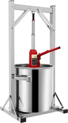 Miniatura 18 de Extractor de prensa de miel de abeja grande, extractor manual de miel de acero inoxidable 12.6L Extractor de prensa de jugo de frutas