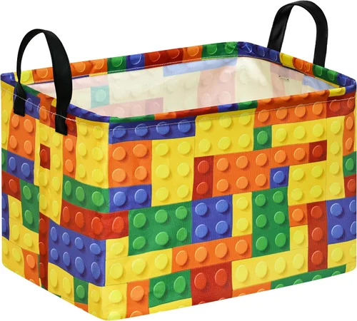 Miniatura 24 de MAIZMZ Cesta de almacenamiento de regalo para bebé, plegable, organizador de guardería, caja de juguetes impermeable para organizar el hogar
