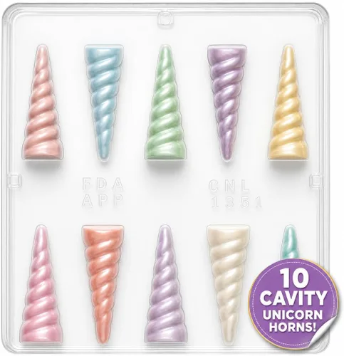Miniatura 3 de Molde de caramelo de chocolate con cuerno de unicornio 1351