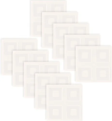 Miniatura 2 de Lineco Esquinas de montaje de polipropileno de archivo, esquinas transparentes autoadhesivas, sin ácidos, 1.25 pulgadas, obras de arte de montaje