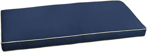 Miniatura 38 de Mozaic - Cojín para banco de interiores y exteriores, color azul.