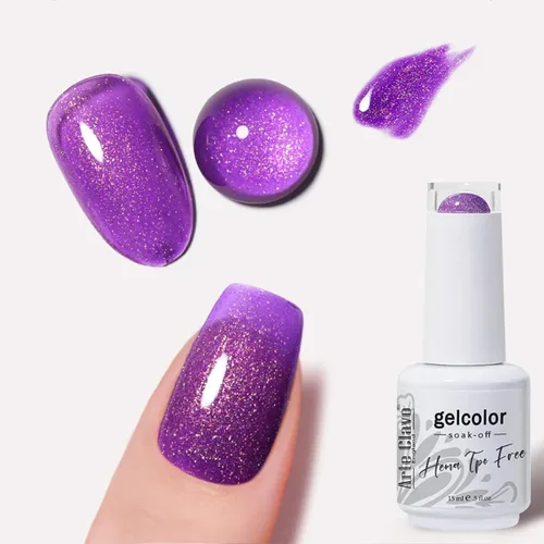 Miniatura 58 de Arte Clavo Esmalte de uñas de gel rosa lechosa de 0.5 fl oz, con luz LED, UV, remojado, transparente, rosa nude, manicura francesa, rosa claro