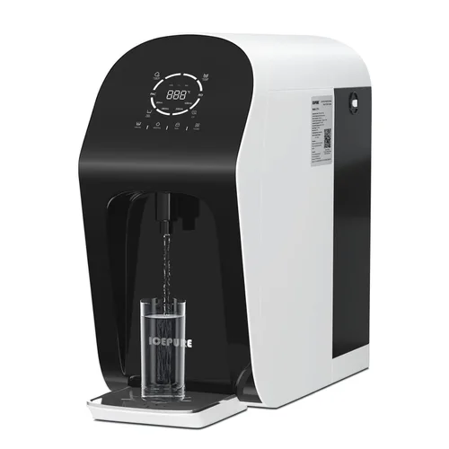 ICEPURE Sistema de ósmosis inversa Filtro de agua para encimera, sistema de filtro de agua de encimera de ósmosis inversa, 4 etapas de RO, relación