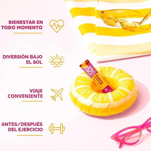 Miniatura 5 de IQMIX - Polvo de electrolitos de hidratación – Fórmula 4 en 1 para hidratación, claridad mental, estado de ánimo y recuperación – Mezcla de bebida