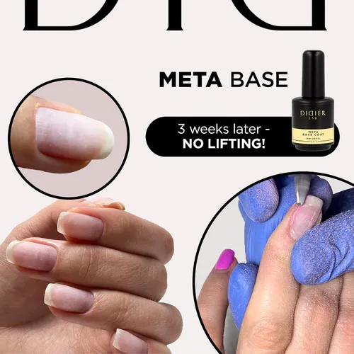 Miniatura 5 de DIDIER LAB Capa base de gel transparente de alta calidad, esmalte de gel base LED UV, capa base de gel impermeable de larga duración, fuerte