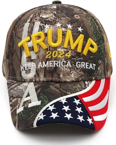 Miniatura 2 de Engmoo Gorra de béisbol ajustable Trump 2024 Keep America Great Take America Back con bordado de bandera de Estados Unidos