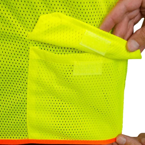 Miniatura 4 de JORESTECH Chaleco de seguridad de alta visibilidad un bolsillo cinta reflectante ANSI/ISEA