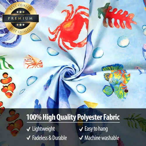 Miniatura 3 de DECOWALL TP-010 - Tapiz de animales marinos de 60 x 40 pulgadas (59.1 in x 39.4 in), póster para niños, aprendizaje educativo, para colgar