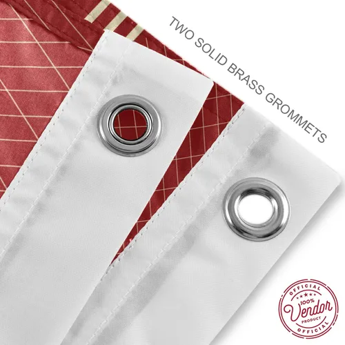 Miniatura 6 de BBGreek Kappa Alpha Psi Fraternity Parafernalia - Bandera grande para colgar en la pared, 3 x 5 pies, diseño con escudo