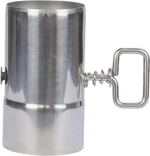 Miniatura 4 de Almencla Tubo de estufa portátil con amortiguador, tubo de chimenea, carpas calientes, estufa, tubo de extensión de combustión de acero inoxidable