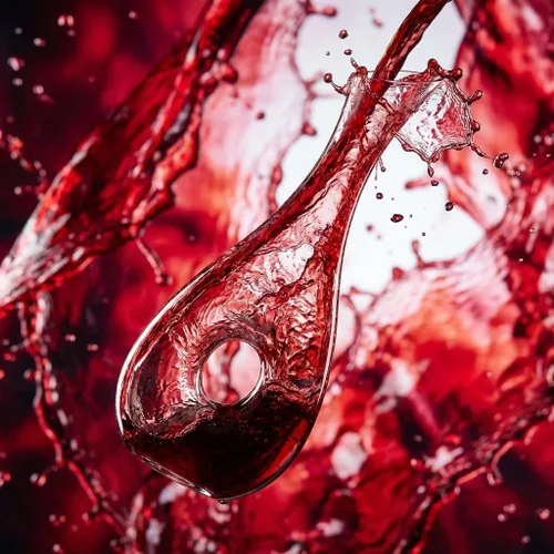 Miniatura 5 de QWORK Decantador de vino de cristal, jarra de vino tinto soplada a mano en forma de caracol, aireador y dispensador de 33.8 fl oz para bar casero
