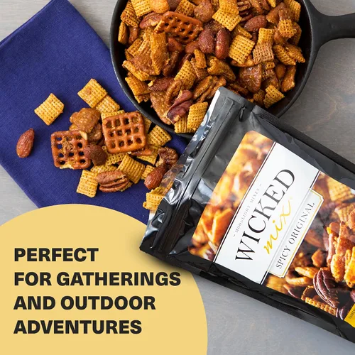 Miniatura 4 de Wicked Mix Mezcla de Aperitivos con Frutos Secos Mixtos - Aperitivos Dulces y Salados Mezcla Trail Mix Paquetes de Aperitivos con Almendras