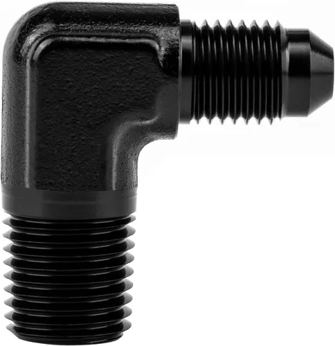Miniatura 46 de EVIL ENERGY Adaptador de ajuste de 6AN a 3/8" NPT macho de 90 grados, aluminio