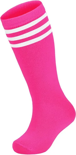 American Trend Calcetines de béisbol para niños pequeños, calcetines de fútbol para niños, calcetines atléticos de tubo para niñas y niños,