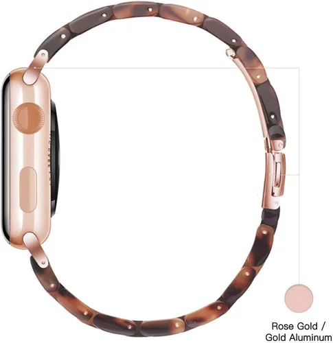 Miniatura 5 de Bandas para Apple Watch Light House - Correas de resina ligera de moda para iWatch para mujeres y hombres 38mm/40mm/41mm/42mm (Series 11 10)