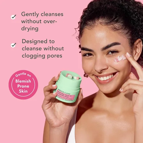 Miniatura 2 de Rael Removedor de maquillaje, Bálsamo limpiador Miracle Clear – Bálsamo removedor de maquillaje Twist-Up con aceites de salvado de arroz y jojoba