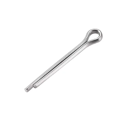 Miniatura 19 de uxcell Pasador de chaveta dividido, 0.039 in x 0.394 in, acero inoxidable 304, 2 puntas, llave de clip de sujeción en tono plateado, 30