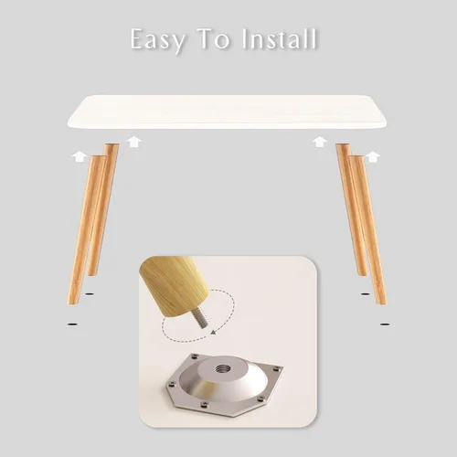 Miniatura 7 de Mesa de café Funecy Mesa baja con patas robustas de madera maciza, mesa de piso para sentarse en el suelo, almacenamiento y muebles para sala
