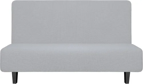 Miniatura 19 de Easy-Going - Funda elástica para futón, cubierta para sofá cama sin brazos, protector de muebles sin reposabrazos con parte inferior elástica