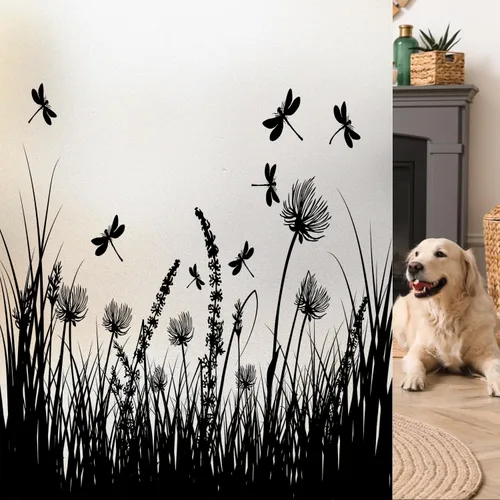 Miniatura 8 de Película de vidrio esmerilado de pino para ventana, bosque de coníferas silvestres en la mañana, siluetas de árbol de niebla para decoración
